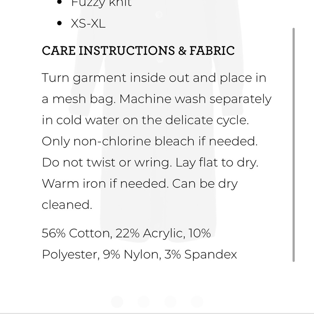 Cabi Drop-off Cardigan #4472 - SMALL - Picture 5 of 12